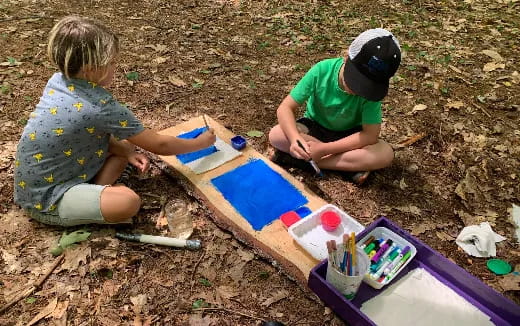 kids playing with sand and toys