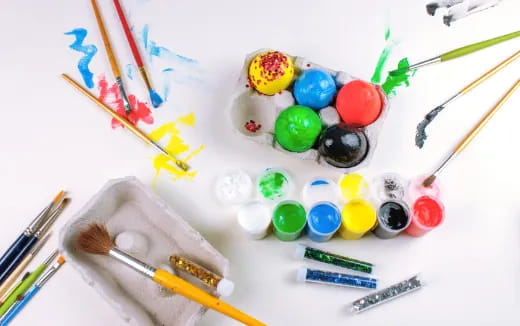 a group of paint brushes