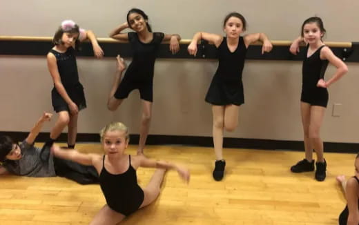 a group of women dancing