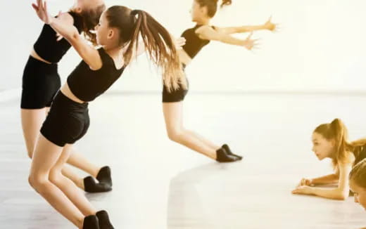 a group of women dancing