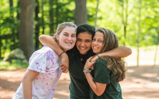 a group of people hugging