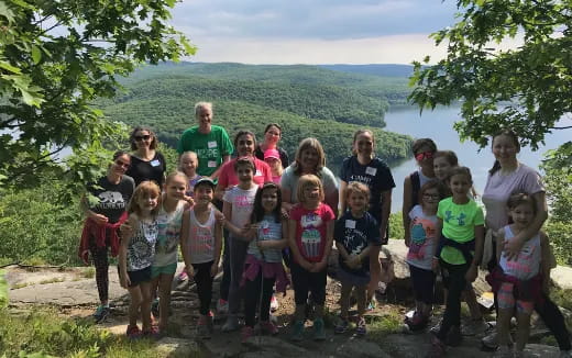 a group of people posing for a photo