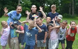 a group of people posing for a photo