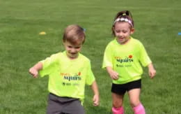 two girls in yellow shirts