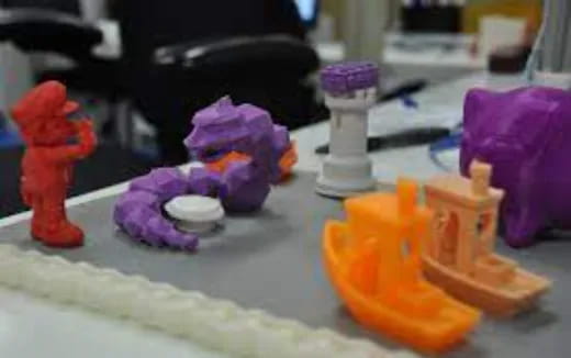 a group of toys on a table