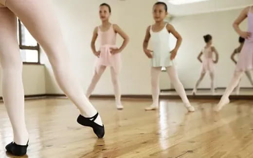 a group of people dancing