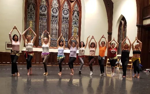 a group of people on a stage