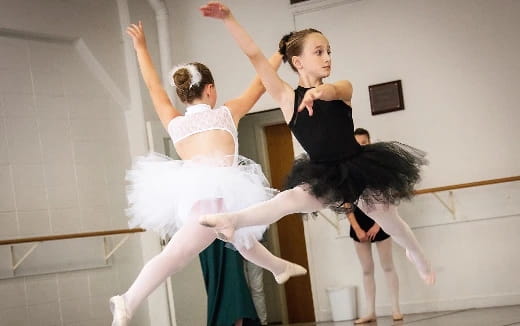 a group of women dancing