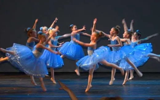 a group of women dancing