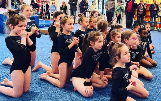 a group of children in a circle