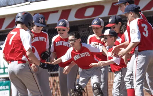 a group of baseball players