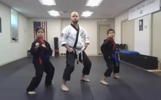 a group of people dancing