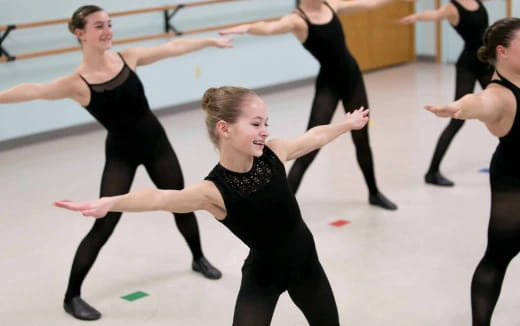 a group of women dancing