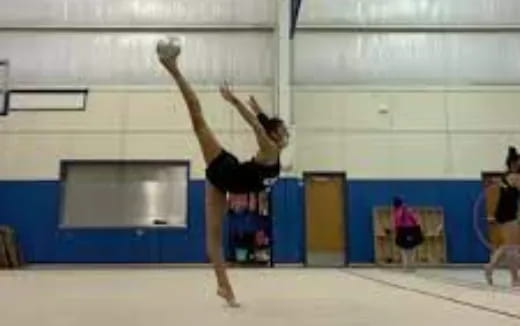 a person doing a handstand