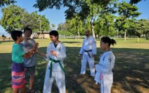 a group of children in uniform