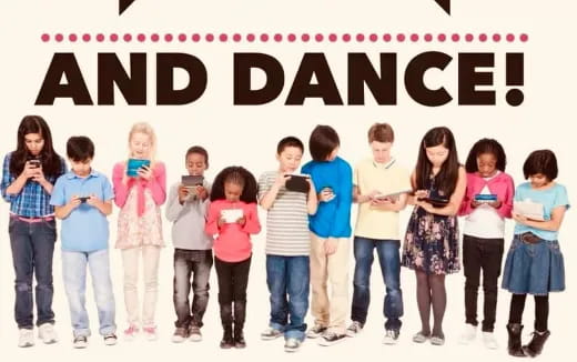 a group of children standing together