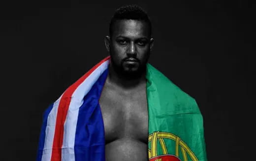 a man wearing a garment