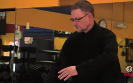 a man wearing glasses