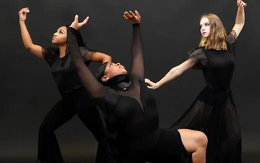 a group of women dancing