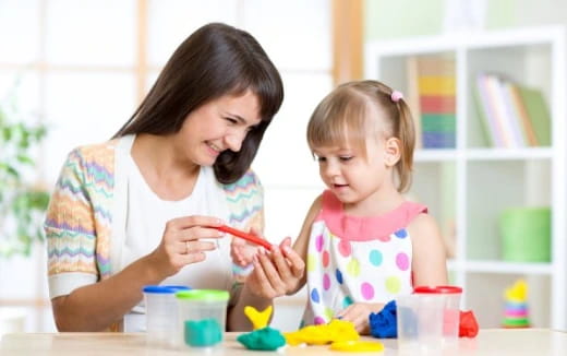 a person and a child