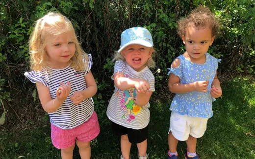 a group of children posing for a photo