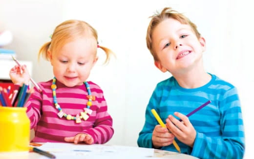 a couple of young girls
