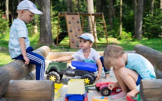 kids playing with toys