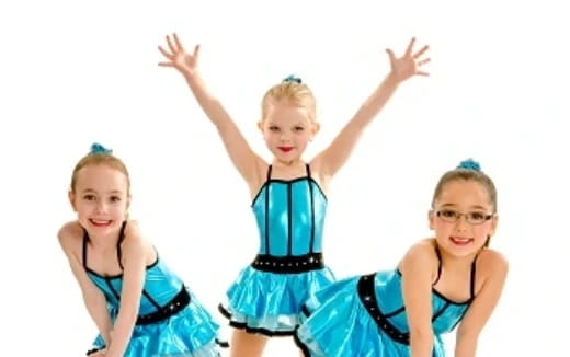 a group of girls in clothing