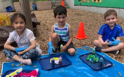 children playing with toys