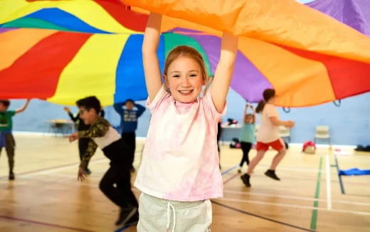a girl holding an umbrella