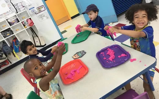 children playing with toys