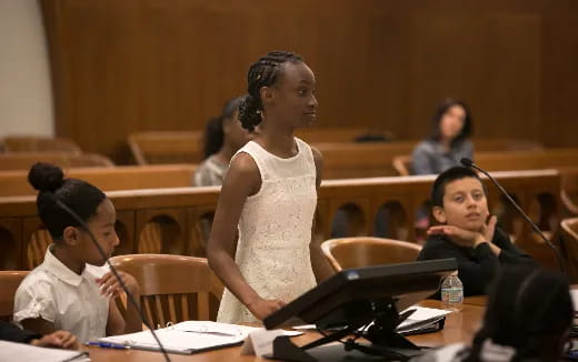 a person in a white dress
