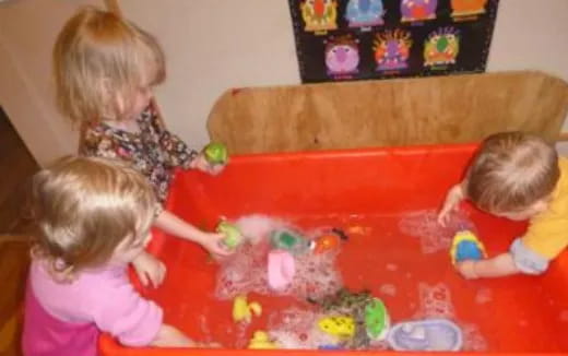 children playing with toys