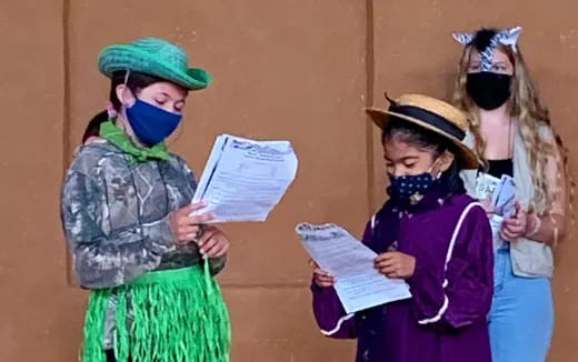 a group of people wearing clothing