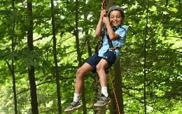 a man on a swing