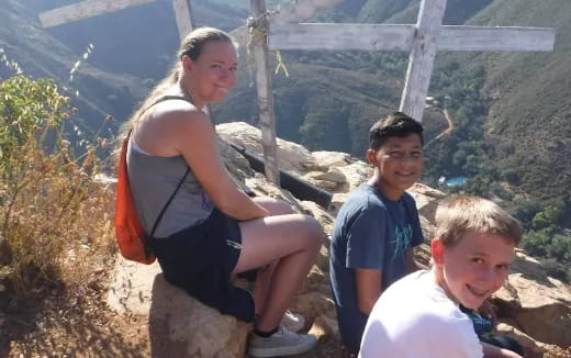 a group of people posing for the camera