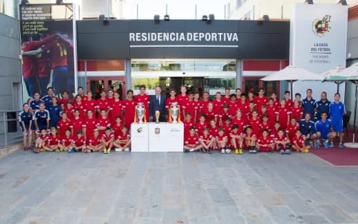 a group of people posing for a photo