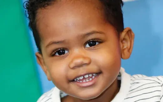 a close-up of a baby