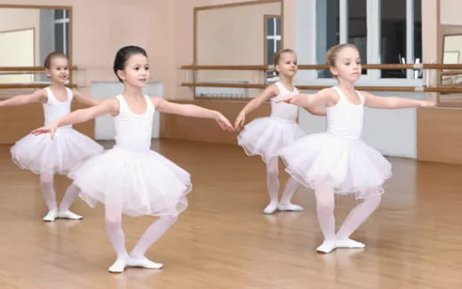 a group of girls dancing