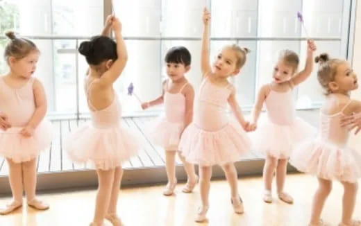 a group of girls dancing