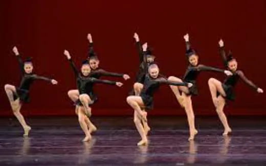 a group of people dancing