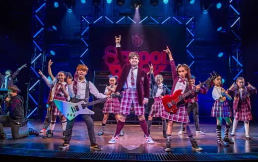 a group of people on a stage