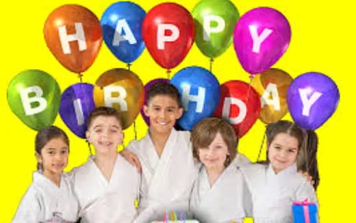 a group of people wearing white shirts