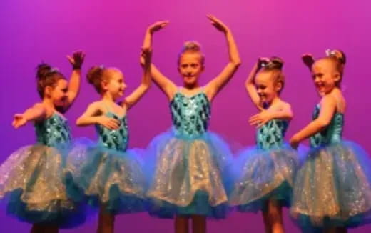 a group of women dancing