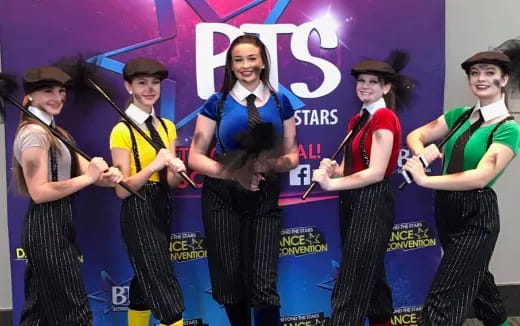 a group of women in clothing