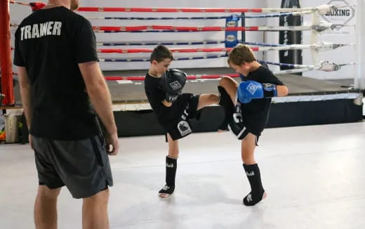 a man punching another man