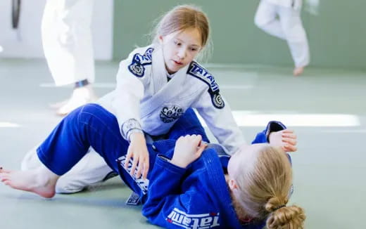 a person doing a push up