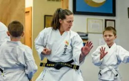 a person in a white coat