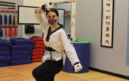 a person wearing a garment