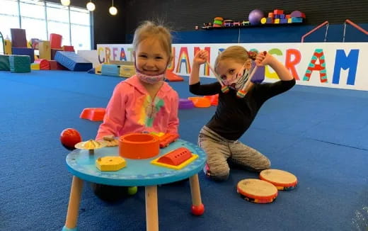 kids playing with toys